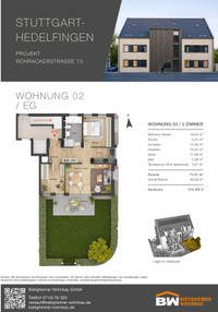 Rohrackerstraße 73 - Wohnung