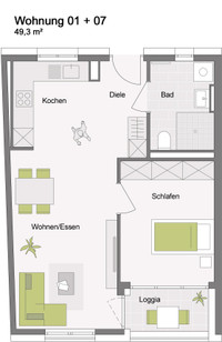 BETREUTES WOHNEN in NECKARGERACH - Wohnung