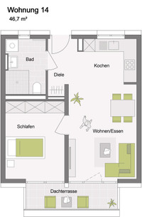 BETREUTES WOHNEN in NECKARGERACH - Wohnung
