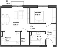 Kulkwitzer Straße 7 - Wohnung