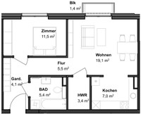 Kulkwitzer Straße 7 - Wohnung