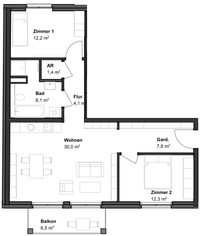 Kulkwitzer Straße 7 - Wohnung