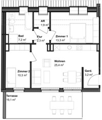 Kulkwitzer Straße 7 - Wohnung