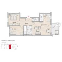 Hochheim, Massenheimer Landstraße 6, 14a,14b,14c - Wohnung