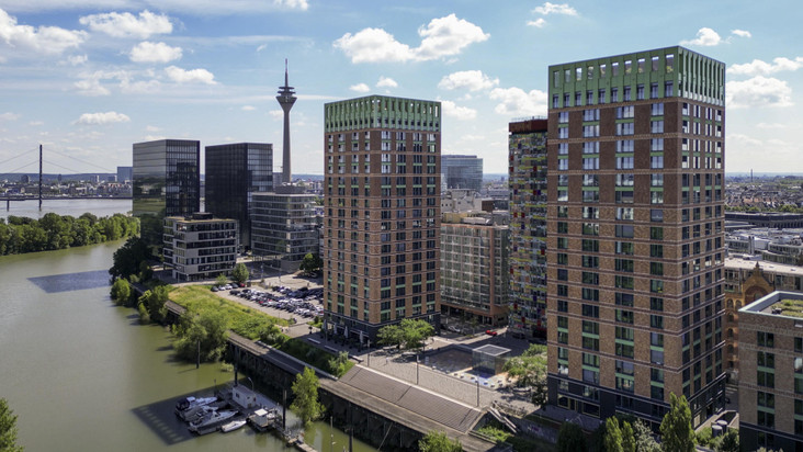 WIN WIN – Wohnen im Medienhafen - New build condominiums