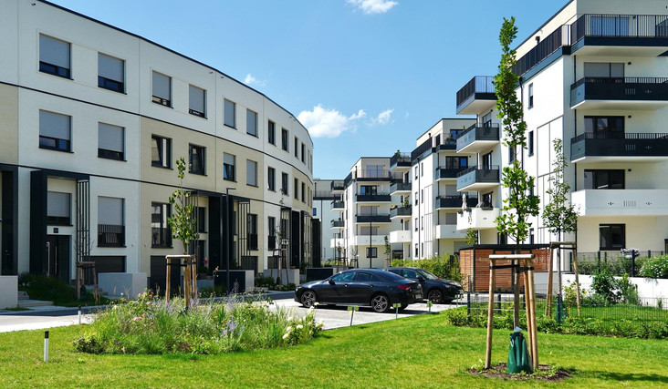 Quartier HUGOS - Neubau von 192 Eigentumswohnungen und Reihenhäusern