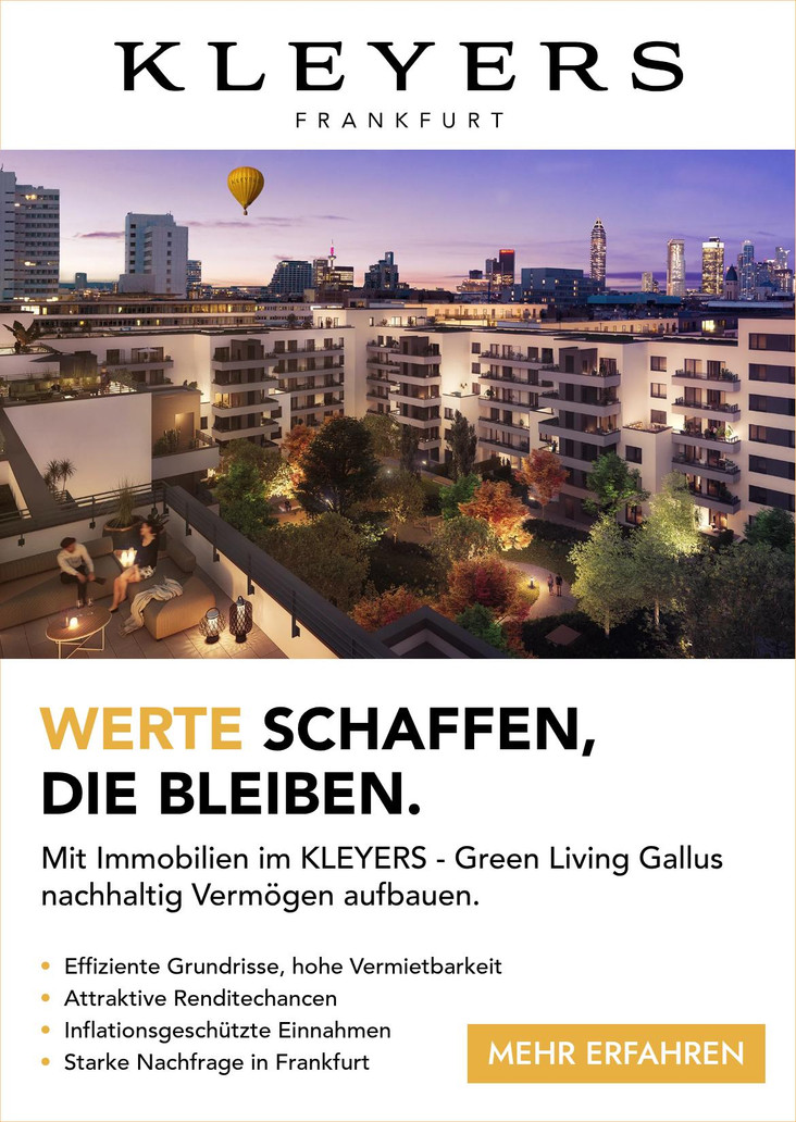 KLEYERS Frankfurt - Neubau von 224 Eigentumswohnungen - Bad Vilbel