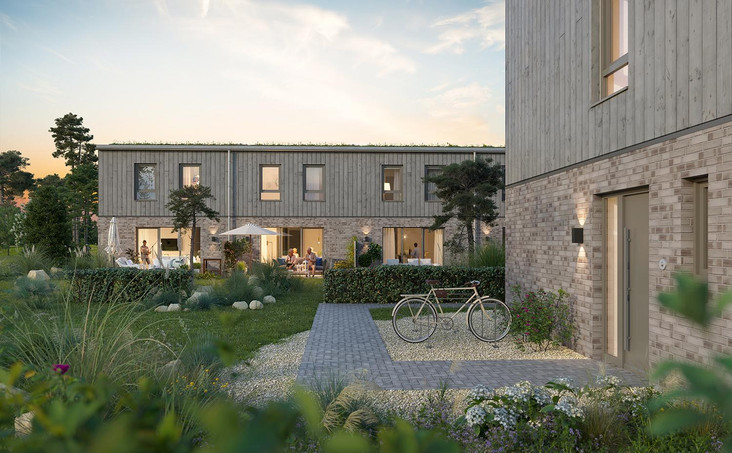 KAP.ONE - Neubau von 8 Reihenhäusern