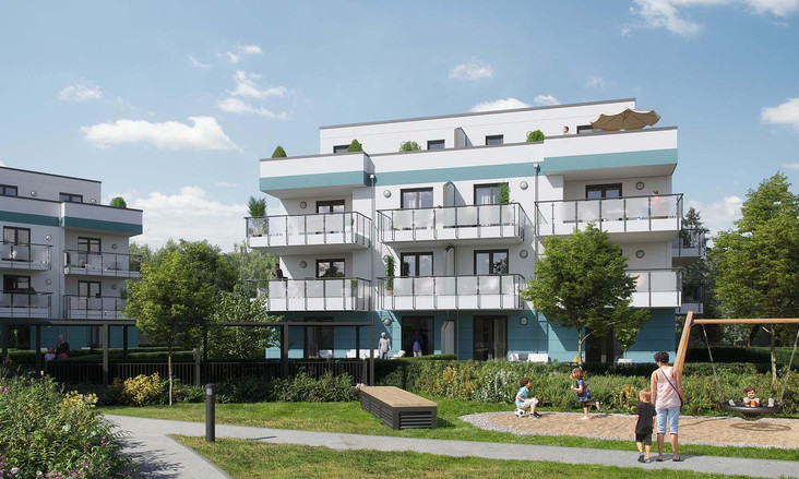 Stadthäuser am Park 3 - 102 new build condominiums