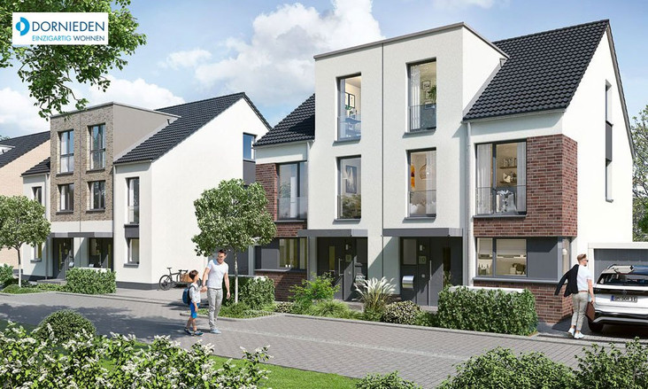 Am Glessener Feld - DORNIEDEN Doppelhaushälften - Neubau von 30 Doppelhaushälften