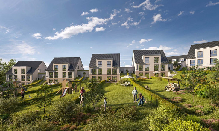 Wurmtalgärten - Neubau von 30 Doppel- und Reihenhäusern