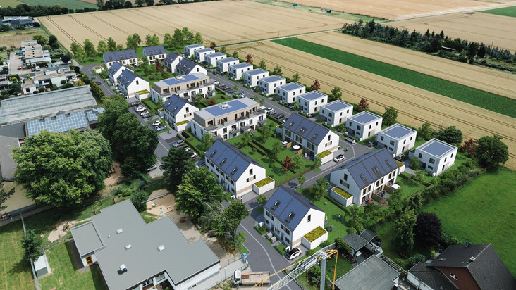 Frohnhofsquartier Düren - 13 new build condominiums, 10 semi-detached houses and 18 terraced houses