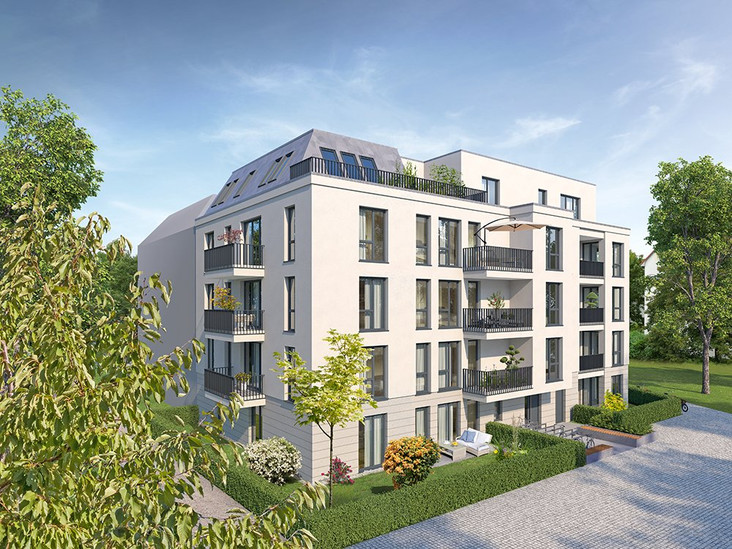 Hielscherstraße 1A - Neubau von 13 Eigentumswohnungen