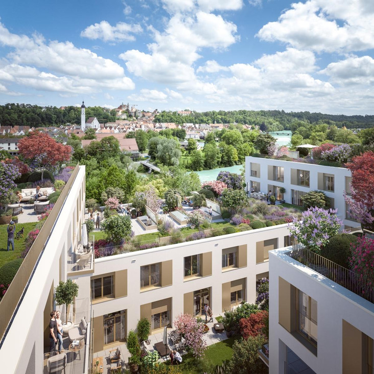 Urbanes Leben am Papierbach - Neubau von 658 Eigentumswohnungen