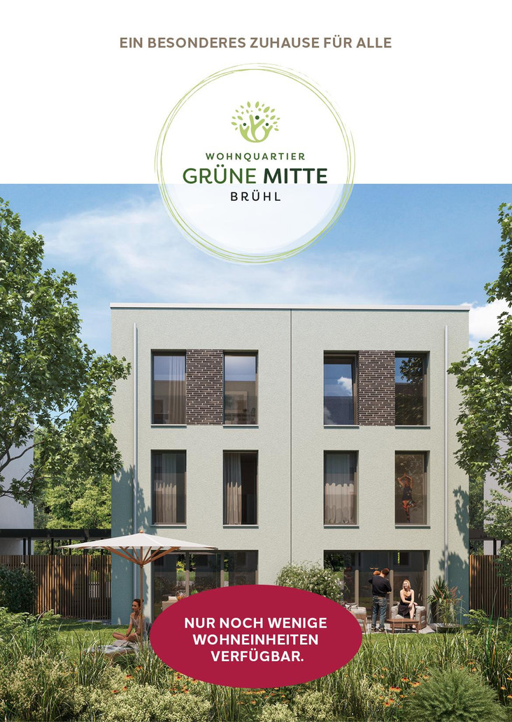 Wohnquartier Grüne Mitte Brühl - Neubau von Eigentumswohnungen und Doppelhaushälften