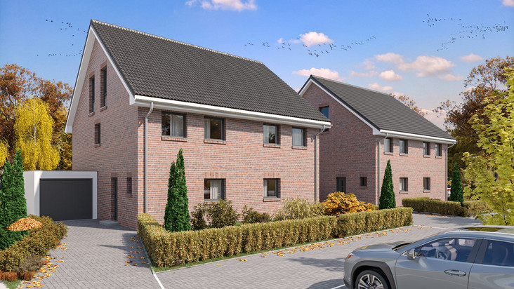 die grundstücke niederrheinstraße - Neubau von 4 Doppelhaushälften