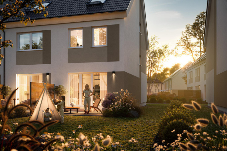 Pankower Hofgarten - 9 new build terraced houses Pankower Hofgarten - 9 new build terraced houses