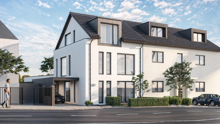 Rheintrio Rodenkirchen - Neubau von 3 Eigentumswohnungen