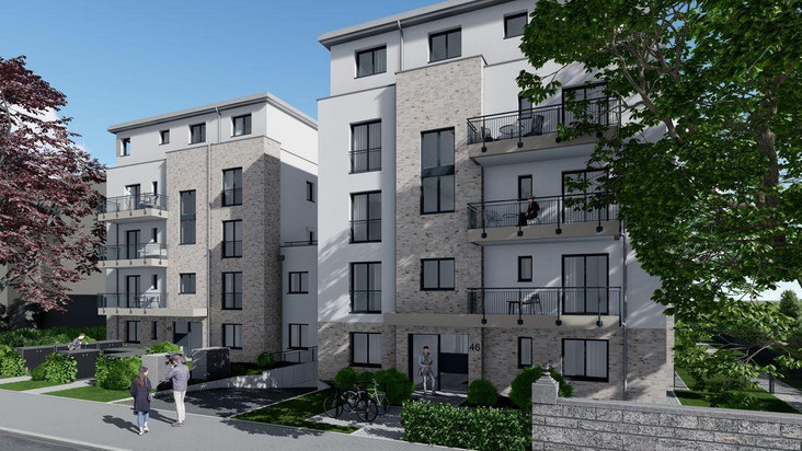 Lindenstraße 46+48 - Neubau von 18 Eigentumswohnungen