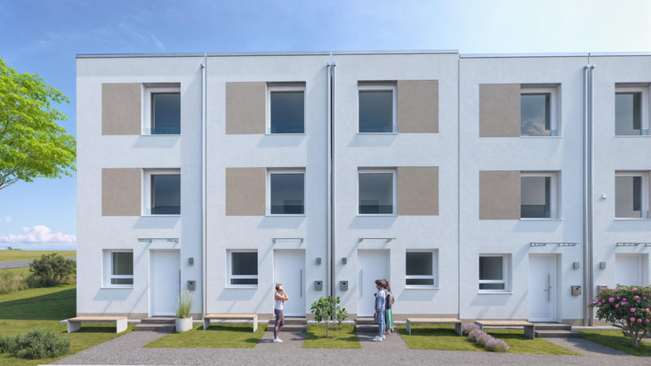 Limespark D - Neubau von 12 Reihenhäusern