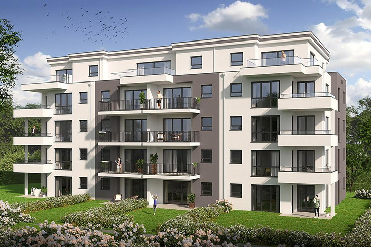 Mainz-Kostheim, Am Sauerstoffwerk 2+4 - 19 new build condominiums