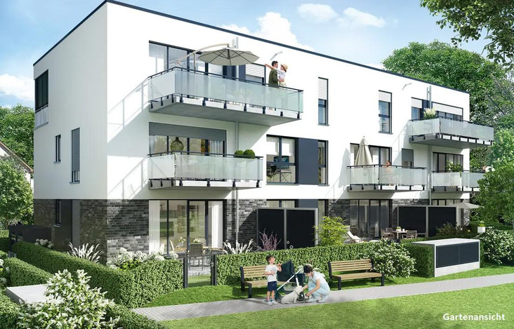 Grüne Mitte Hilden-Süd - Neubau von Eigentumswohnungen und Reihenhäusern