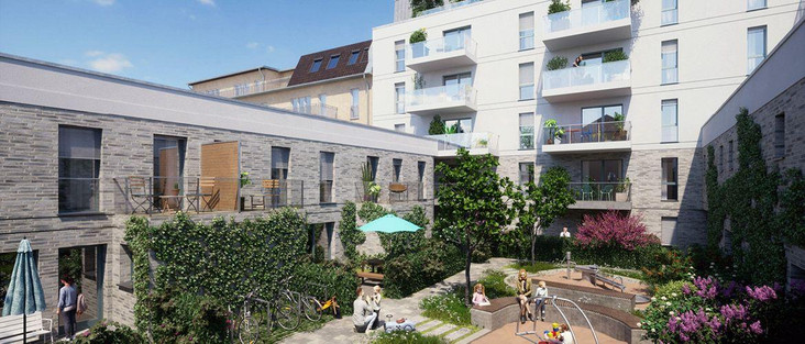 Paul & Lisbeth - 40 new build condominiums and 6 townhouses - Berlin