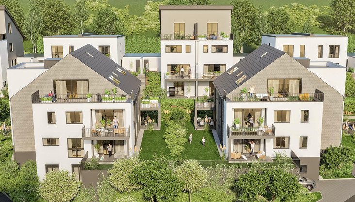 Idstein-Taunusviertel, Bad Homburger Straße 50+52 - Neubau von 10 Eigentumswohnungen - Idstein