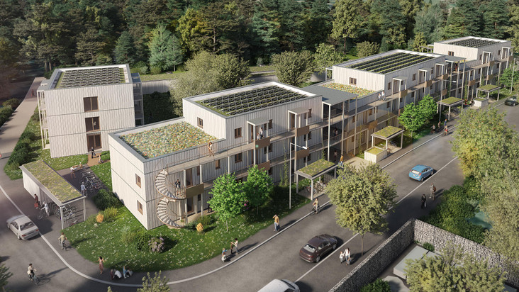 Baugemeinschaft HIP FÜR ALLE - Neubau von 37 Eigentumswohnungen