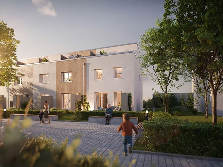 Quartier Weinbergblick - Neubau von 29 Stadthäusern