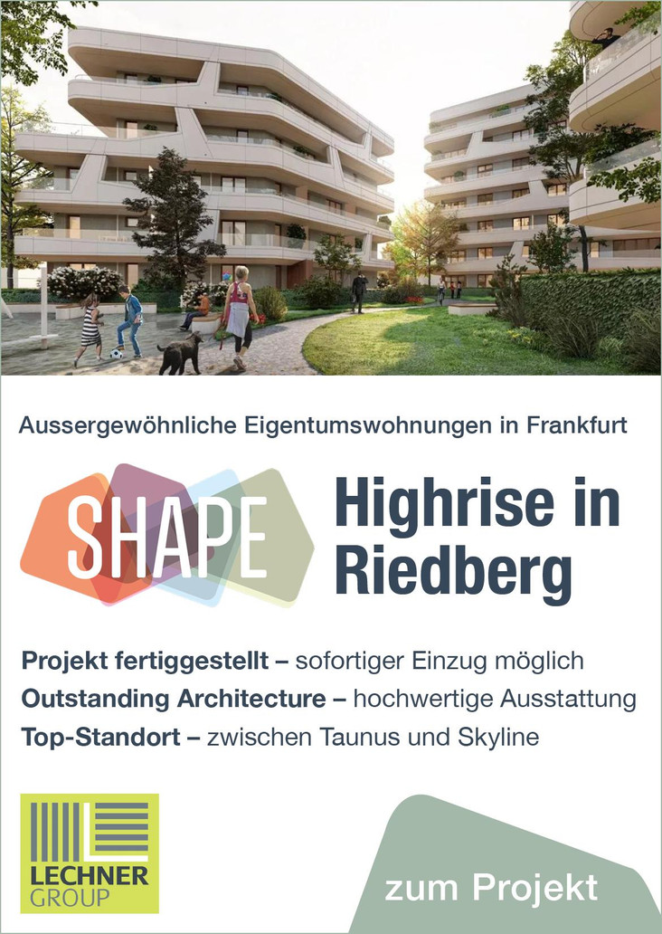 Shape - Neubau von Eigentumswohnungen