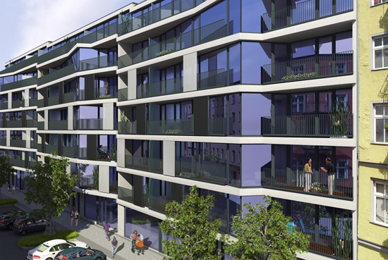 Neubauprojekt in Berlin-Friedrichshain: PolygonGarden