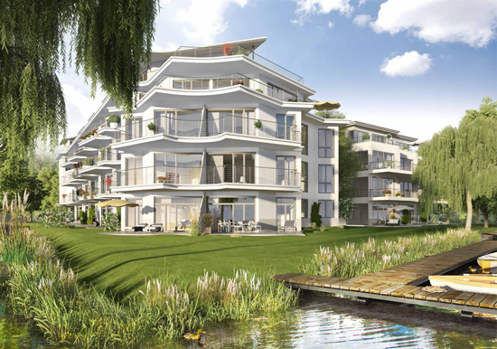 Neubauprojekt mit 44 Eigentumswohnungen: Marina Quartier 83