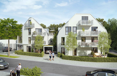 Nicht der neue Wohnturm, aber ein familienfreundliches Neubauprojekt in Pasing: Petzetstraße 3