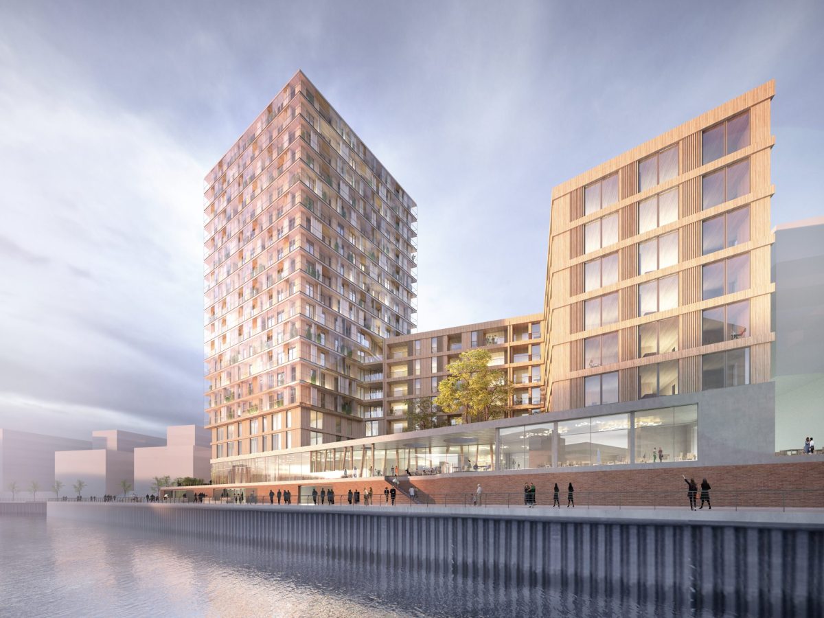 Top in Hamburg:  Deutschlands höchstes Holzgebäude