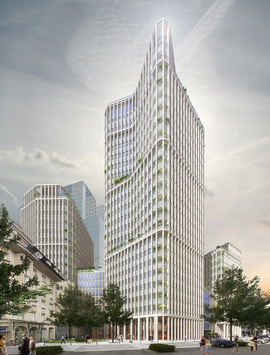Wohnturm-Ensemble „High Lines“: Exklusive Eigentumswohnungen in der City