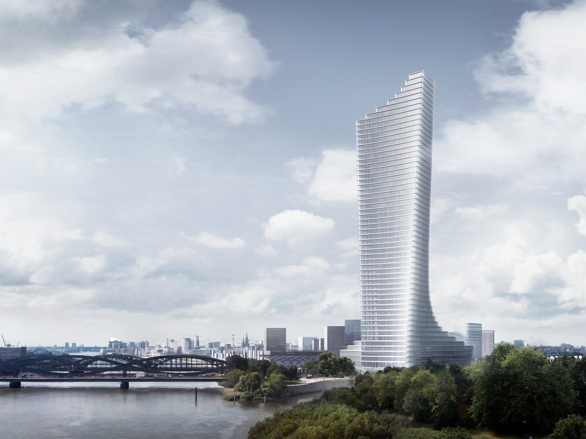 Elbtower an der HafenCity wird Hamburgs höchster Wolkenkratzer