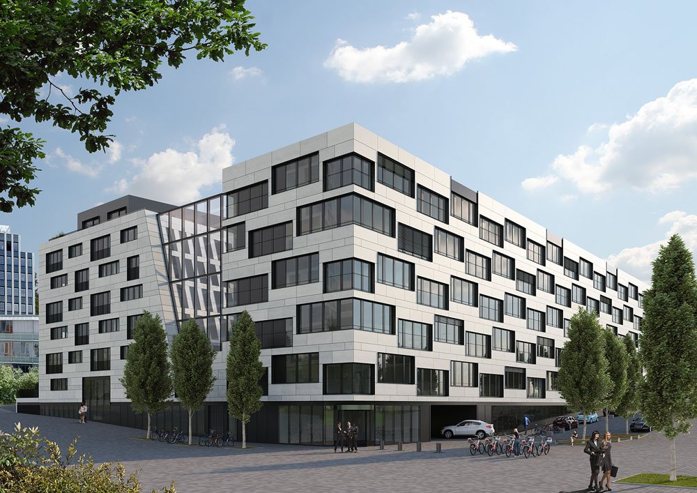 Der Neubau „MAYLIVING“ am Killesberg: die GIEAG Immobilien AG vermarktet die 70 Eigentumswohnungen mit Wohnflächen von 90,11 Quadratmetern bis 160,16 Quadratmetern (Bild: GIEAG Immobilien AG).