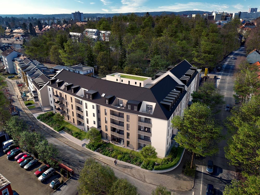 Europaviertel Stuttgart: neuer Hotel-Turm am Mailänder Platz
