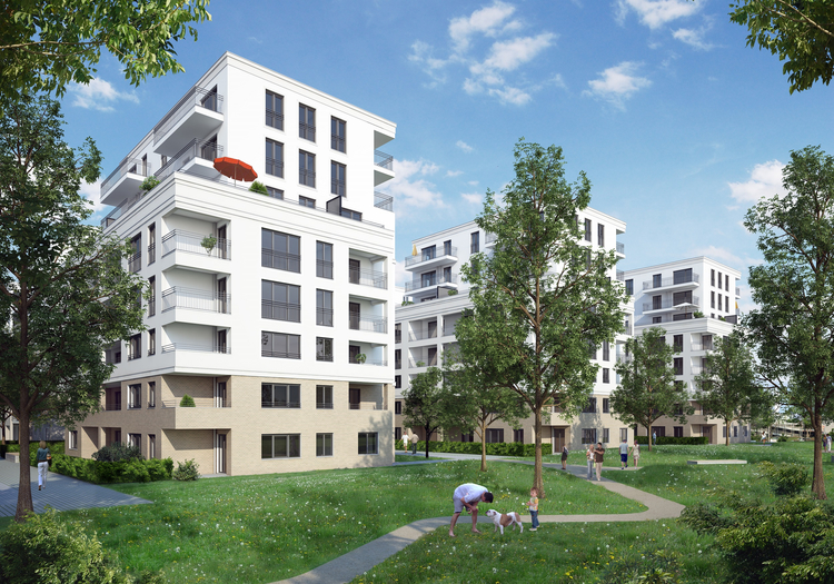 Neubau-Quartier mit 700 Neubauwohnungen in Niederrad geplant