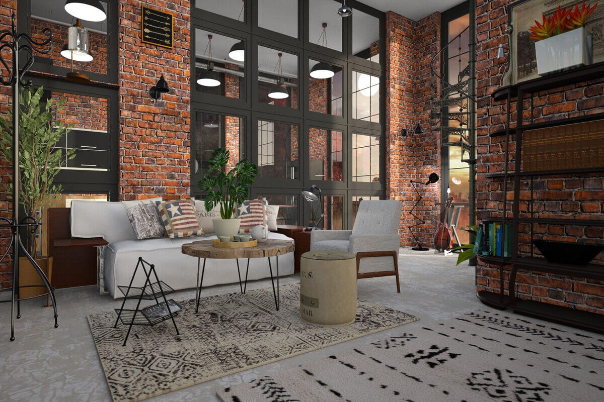 Loft Wohnzimmer