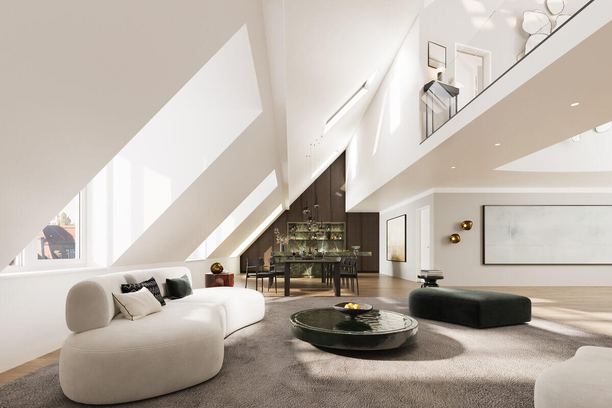Wohnzimmer Neubau