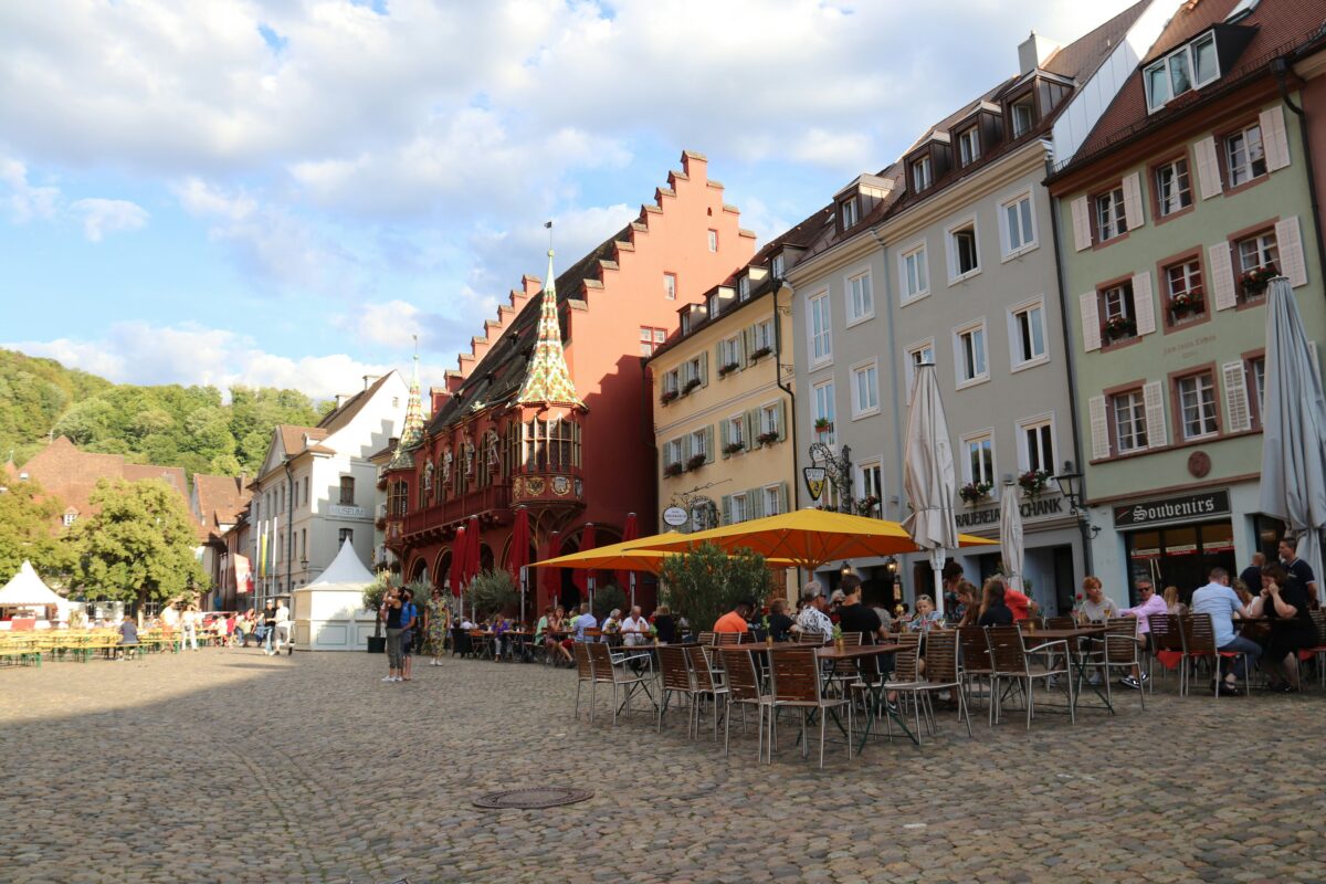 Die Innenstadt von Freiburg im Breisgau.