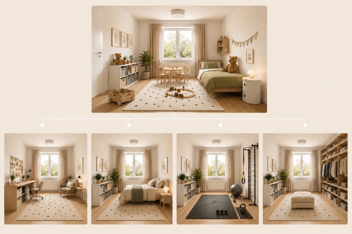 Kinderzimmer adaptiv gestalten