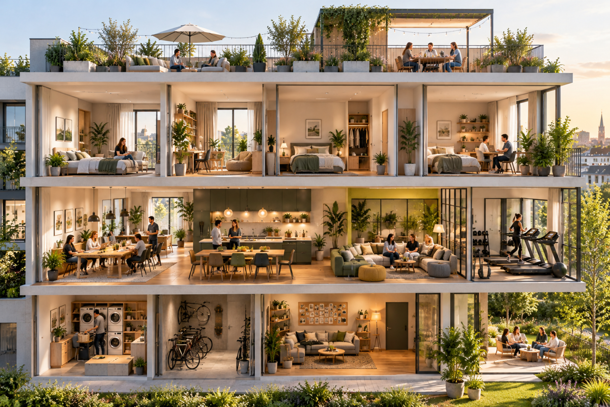 Was ist Co-Living und warum liegt die Wohnform im Trend?  