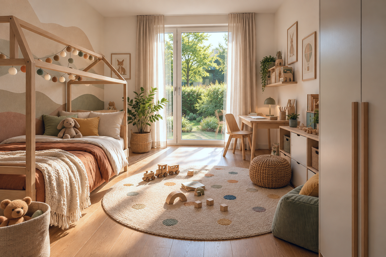 Kinderzimmer KI generiert