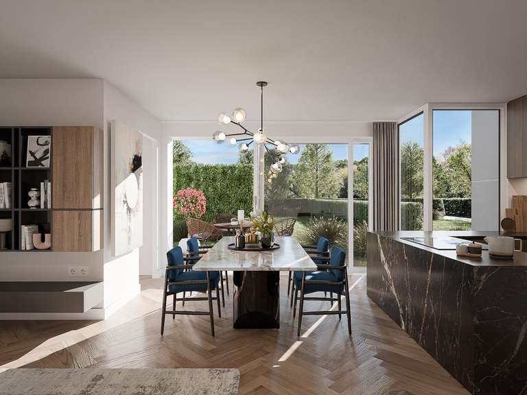 Blick in den Garten, Townhouse