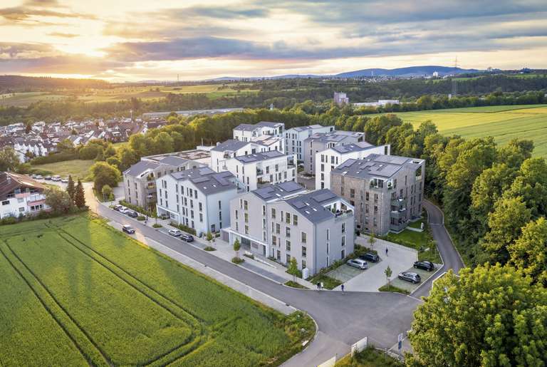Luftaufnahme Quartier freiraum