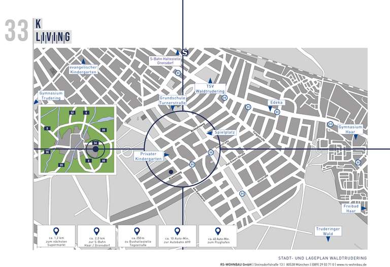 Lageplan Kranichweg 33