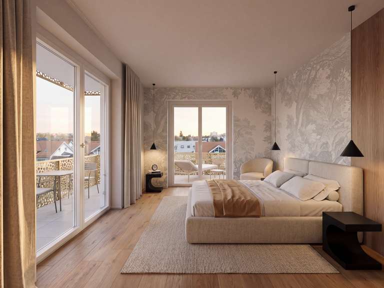 Standardwohnung Schlafzimmer 